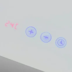 Eurom Infraroodpaneel Sani Comfort 400 47x85 Cm Glas -Warmte And Ventilatie Winkel 123 1139