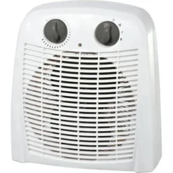 Ventilator Kachel Badkamer Wit Kunststof 2000W