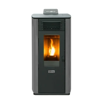Qlima Pelletkachel Fiorina 90 S-line Grey 1 Qlima Pelletkachel Fiorina 90 S-line Grey