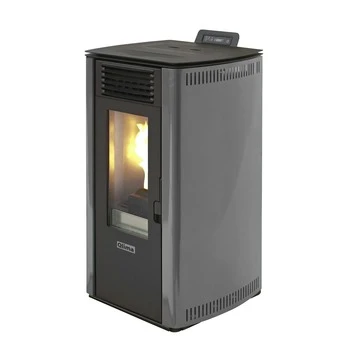 Qlima Pelletkachel Fiorina 90 S-line Grey 2 Qlima Pelletkachel Fiorina 90 S-line Grey - Afbeelding 2