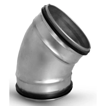 Sanivesk Spiraalbuis 45° Bocht Ø 125 Mm 1 Sanivesk Spiraalbuis 45° Bocht Ø 125 Mm