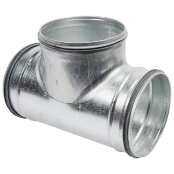 Sanivesk Spiraalbuis 90° T-stuk Ø 150 Mm 1 Sanivesk Spiraalbuis 90° T-stuk Ø 150 Mm