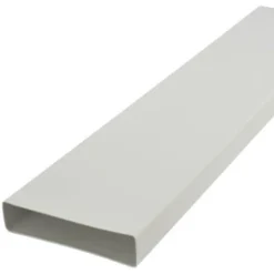 Sanivesk Vlakkanaal PVC Luchtbuis Wit 220x55 Mm 100 Cm