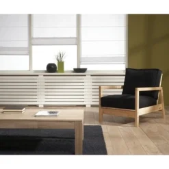 CanDo Radiatorpaneel Burton Wit MDF 100x60 Cm 5 CanDo Radiatorpaneel Burton Wit MDF 100x60 Cm -Warmte And Ventilatie Winkel 123 1366