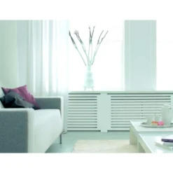 CanDo Radiatorpaneel Chester Wit MDF 100x50 Cm -Warmte And Ventilatie Winkel 123 1372