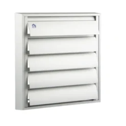 Renson Opbouw Overdrukrooster Met Lamellen ALU 210 X 210 Mm