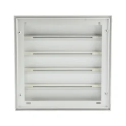 Renson Opbouw Overdrukrooster Met Lamellen ALU 210 X 210 Mm -Warmte And Ventilatie Winkel 123 1410