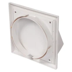 Sanivesk Overdrukrooster Met Kap ABS Wit Ø 150-160 Mm -Warmte And Ventilatie Winkel 123 1414