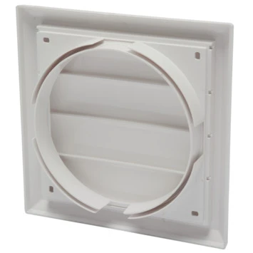 Sanivesk Overdrukrooster Met Lamellen Wit Ø 150/160 Mm 2 Sanivesk Overdrukrooster Met Lamellen Wit Ø 150/160 Mm - Afbeelding 2