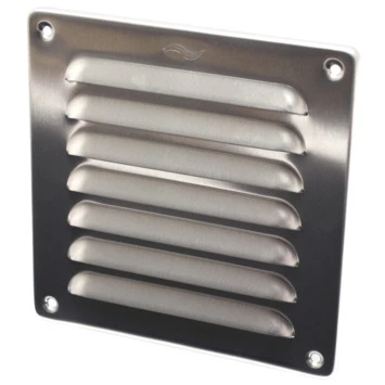 Sanivesk Schoepenrooster RVS 19,5x19,5 Cm 1 Sanivesk Schoepenrooster RVS 19,5x19,5 Cm