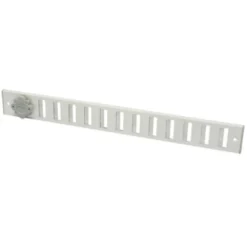 Sanivesk Afsluitbaar Schuifrooster Aluminium Wit 37x4 Cm