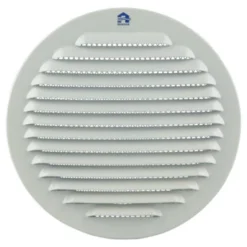 Renson Inbouw Schoepenrooster Rond Ø150 Mm Aluminium Wit
