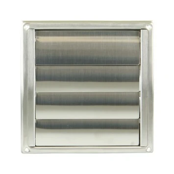 Renson Inbouw Overdrukrooster Met Lamellen RVS Ø 125 Mm 2 Renson Inbouw Overdrukrooster Met Lamellen RVS Ø 125 Mm - Afbeelding 2