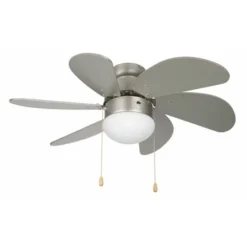 Handson Plafondventilator Verona 75 Cm Met 6 Bladen En Verlichting