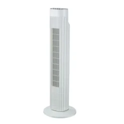 Zuilventilator Canberra 24x76 Cm Met Timerfunctie Wit