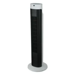 Zuilventilator Canberra 24x76 Cm Met Timerfunctie Wit/zwart