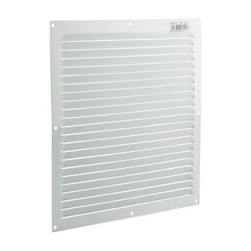 Renson Ventilatierooster Opbouw Aluminium Wit 300 X 300 Mm 4 Renson Ventilatierooster Opbouw Aluminium Wit 300 X 300 Mm - Afbeelding 4
