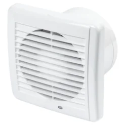 Sanivesk Stille Inbouwventilator Standaard Met Timer Wit Ø 125 Mm