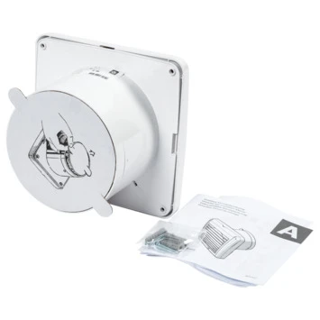 Sanivesk Stille Inbouwventilator Standaard Met Timer Wit Ø 125 Mm 3 Sanivesk Stille Inbouwventilator Standaard Met Timer Wit Ø 125 Mm - Afbeelding 3