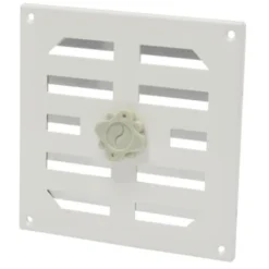 Sanivesk Afsluitbaar Schuifrooster Aluminium Wit 19,5x19,5 Cm