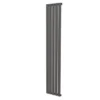 Haceka Designradiator Negev Bruin Structuur 715 Watt 184x34 Cm