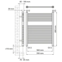 Haceka Designradiator Sahara Wit 394 Watt 69x59 Cm 7 Haceka Designradiator Sahara Wit 394 Watt 69x59 Cm -Warmte And Ventilatie Winkel 123 472