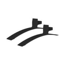 Livin'flame Voetenset Infraroodpaneel Zwart Vrijstaand