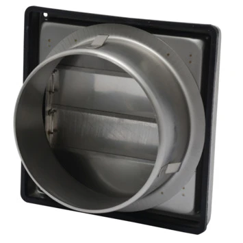 Sanivesk Overdrukrooster RVS Ø100 Mm 2 Sanivesk Overdrukrooster RVS Ø100 Mm - Afbeelding 2