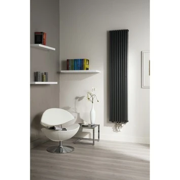 Haceka Designradiator Mojave Antraciet 184x38 Cm 2 Haceka Designradiator Mojave Antraciet 184x38 Cm - Afbeelding 2