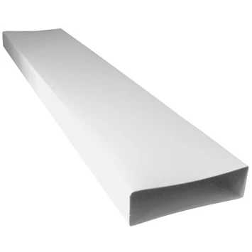 Sanivesk Vlakkanaal PVC Luchtbuis Wit 110x55 Mm 100 Cm 1 Sanivesk Vlakkanaal PVC Luchtbuis Wit 110x55 Mm 100 Cm