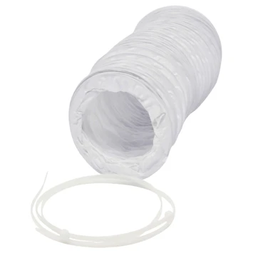 Sanivesk Buis Flexibel PVC Wit Ø 125 Mm 1,5 Meter 1 Sanivesk Buis Flexibel PVC Wit Ø 125 Mm 1,5 Meter