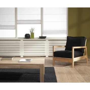 CanDo Radiatorpaneel Burton Wit MDF 60x80 Cm 3 CanDo Radiatorpaneel Burton Wit MDF 60x80 Cm - Afbeelding 3