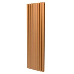 Haceka Designradiator Thalia Koper Structuur 1585 Watt 184x54 Cm