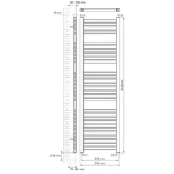 Haceka Designradiator Sinai Wit 835 Watt 162x59 Cm 5 Haceka Designradiator Sinai Wit 835 Watt 162x59 Cm -Warmte And Ventilatie Winkel 123 771