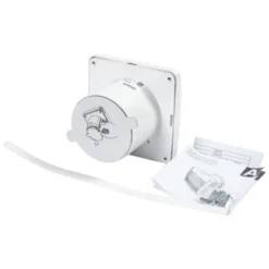 Sanivesk Stille Inbouwventilator Standaard Wit Ø 100 Mm -Warmte And Ventilatie Winkel 123 81