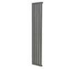 Haceka Designradiator Negev Grijs Structuur 715 Watt 184x34 Cm
